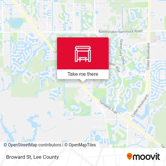 Broward St map