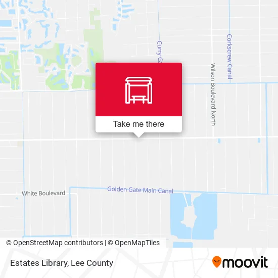 Mapa de Estates Library