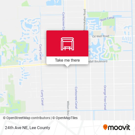 Mapa de 24th Ave NE