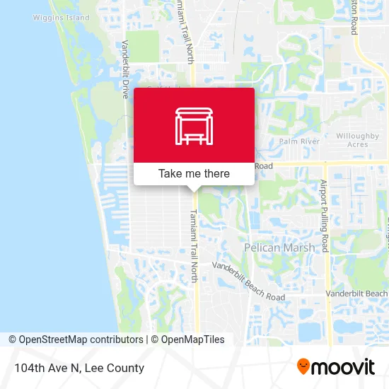 104th Ave N map