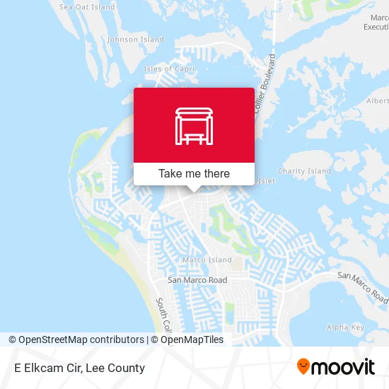 E Elkcam Cir map