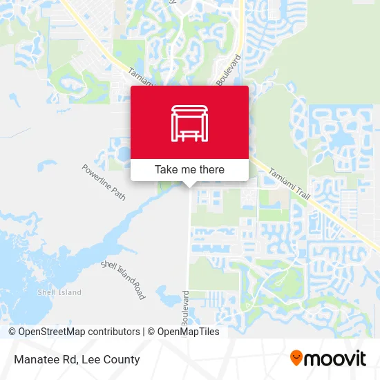 Manatee Rd map