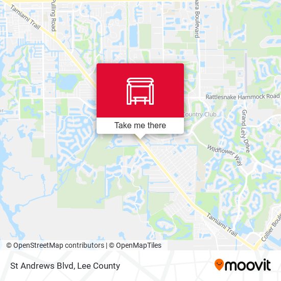 Mapa de St Andrews Blvd