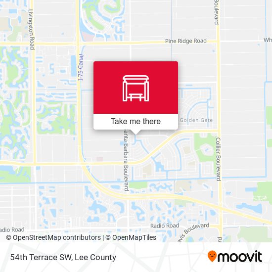 Mapa de 54th Terrace SW