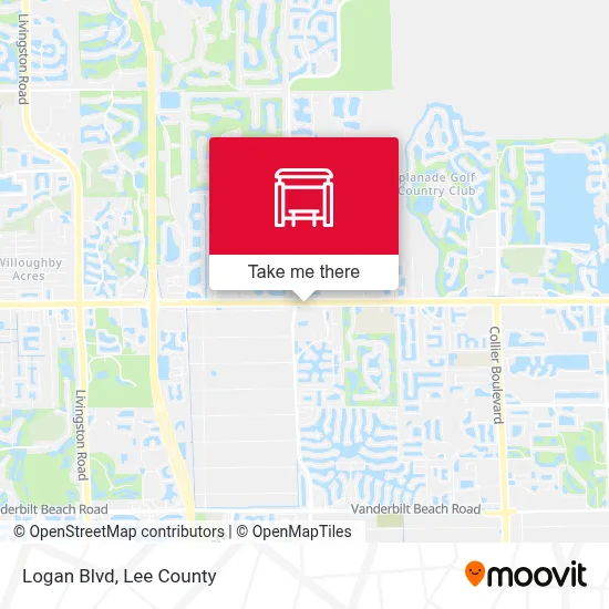 Logan Blvd map