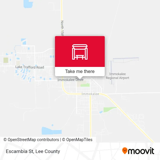 Escambia St map