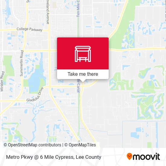 Metro Pkwy @ 6 Mile Cypress map