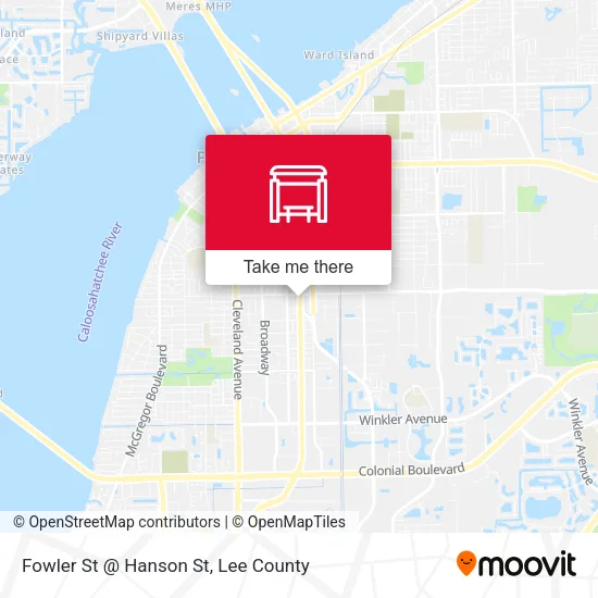 Mapa de Fowler St @ Hanson St