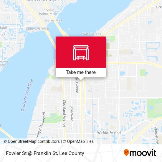Mapa de Fowler St @ Franklin St
