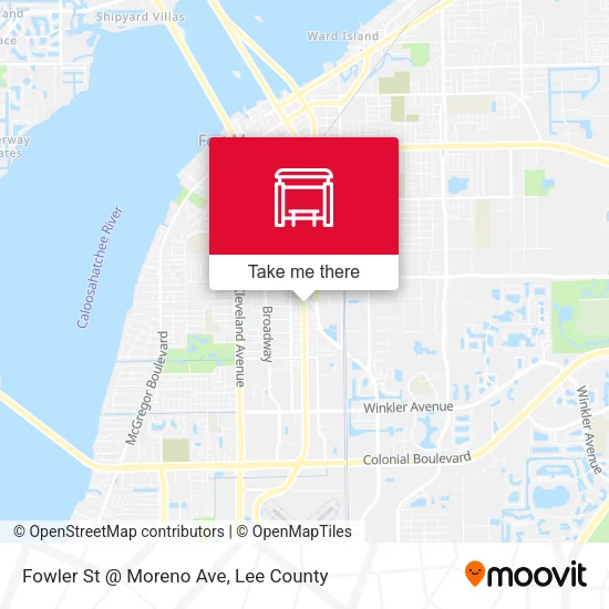 Fowler St @ Moreno Ave map