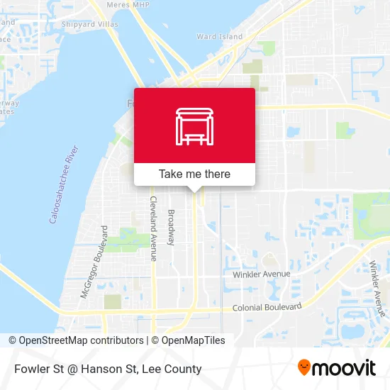 Fowler St @ Hanson St map