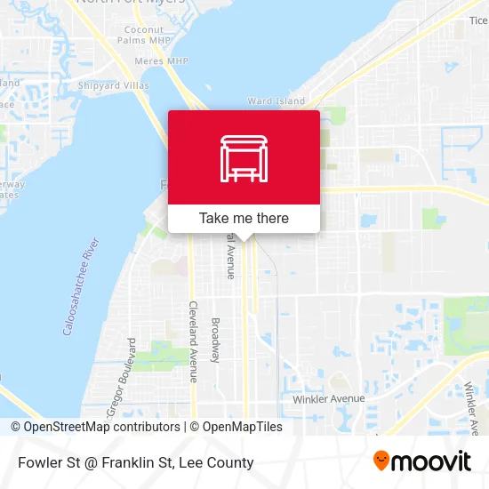 Mapa de Fowler St @ Franklin St