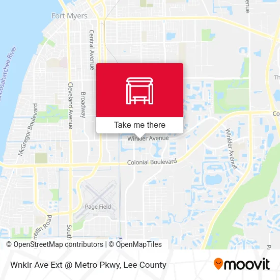 Mapa de Wnklr Ave Ext @ Metro Pkwy