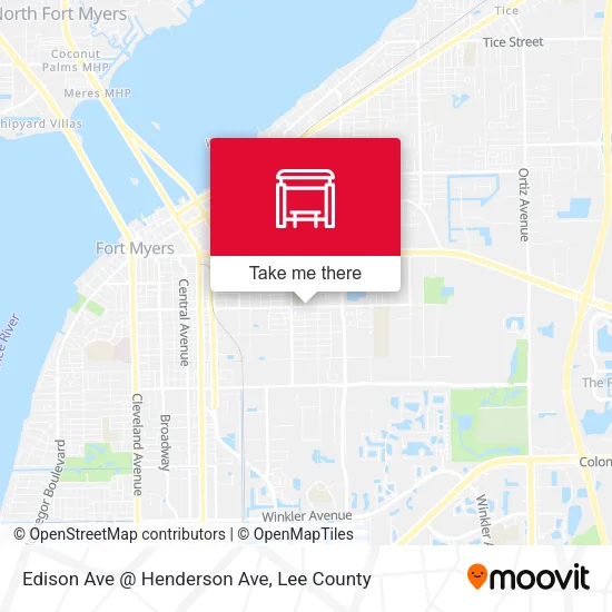 Mapa de Edison Ave @ Henderson Ave