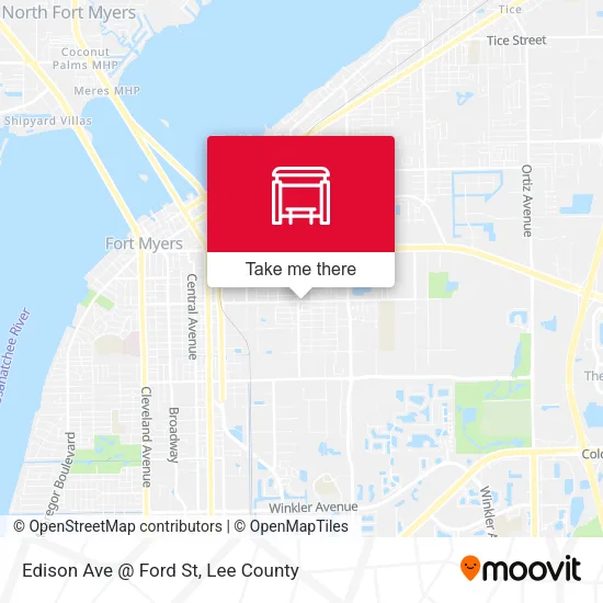 Mapa de Edison Ave @ Ford St