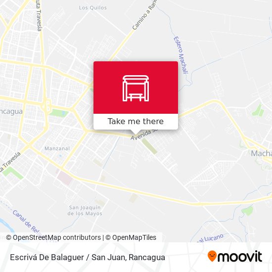 Escrivá De Balaguer / San Juan map