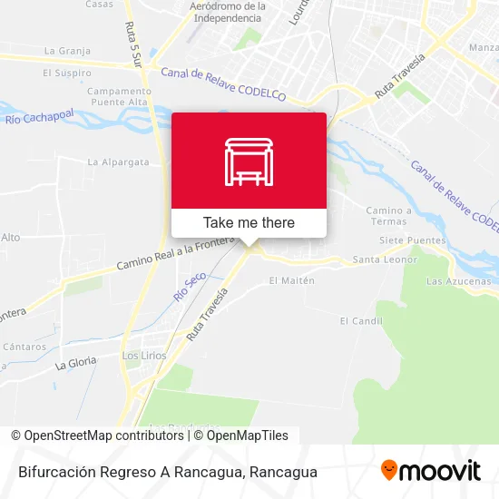 Mapa de Bifurcación Regreso A Rancagua