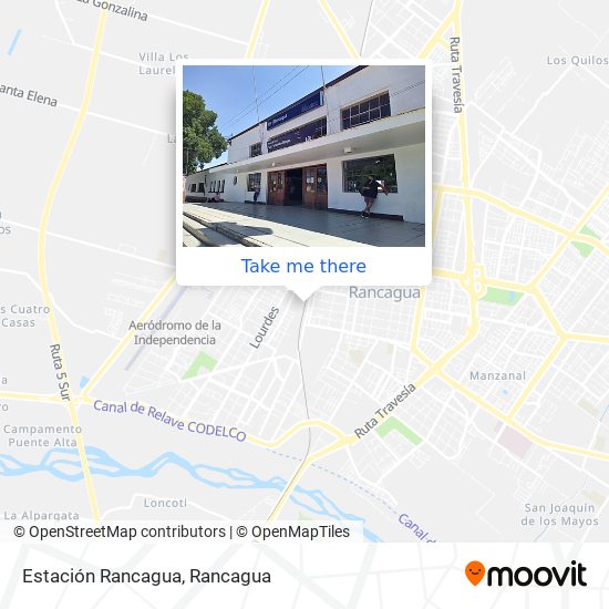 Estación Rancagua map