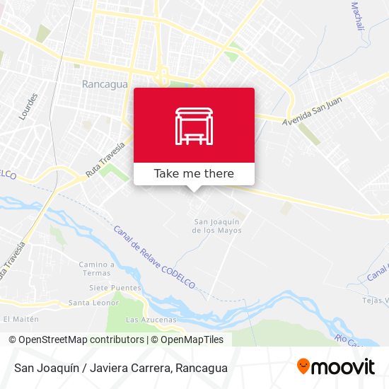 Mapa de San Joaquín / Javiera Carrera