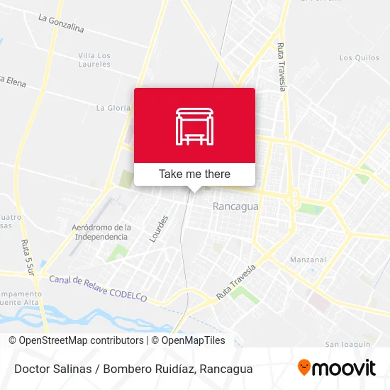 Doctor Salinas / Bombero Ruidíaz map