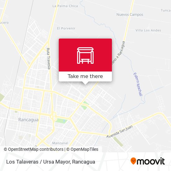 Mapa de Los Talaveras / Ursa Mayor