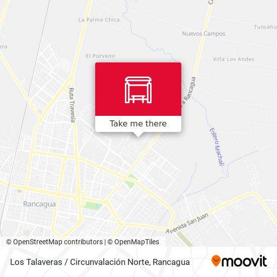 Mapa de Los Talaveras / Circunvalación Norte