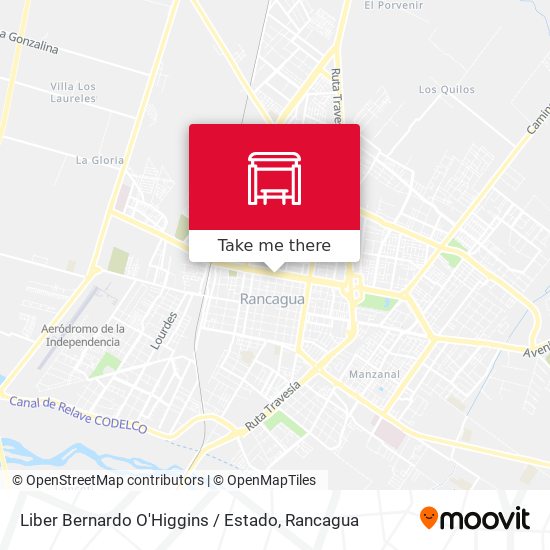 Liber Bernardo O'Higgins / Estado map