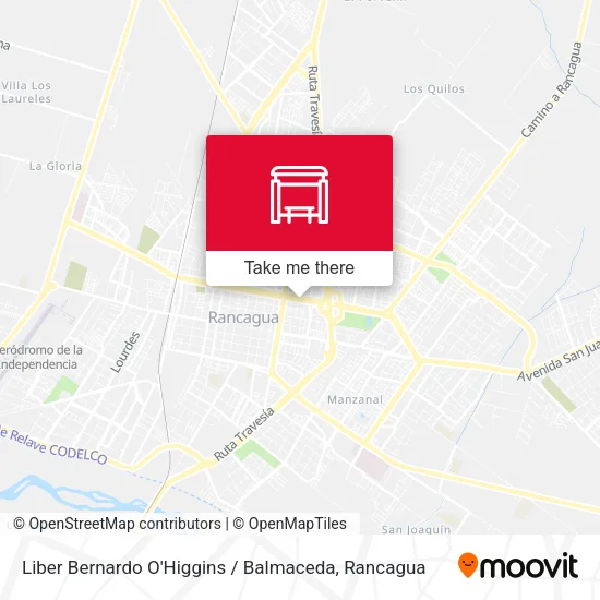 Mapa de Liber Bernardo O'Higgins / Balmaceda