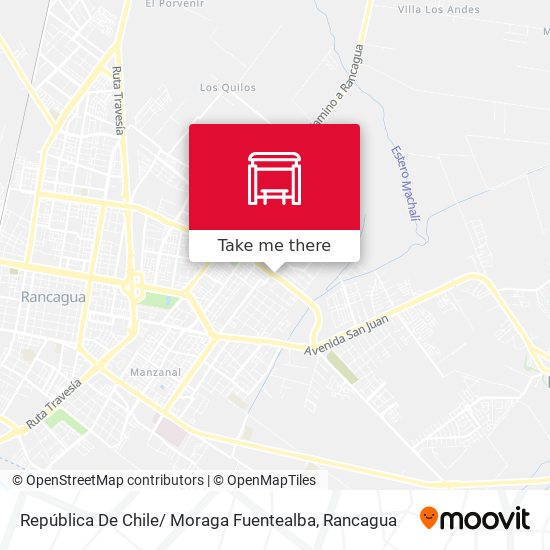 República De Chile/ Moraga Fuentealba map
