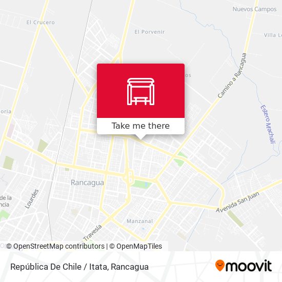 República De Chile / Itata map