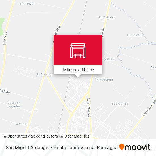 San Miguel Arcangel / Beata Laura Vicuña map