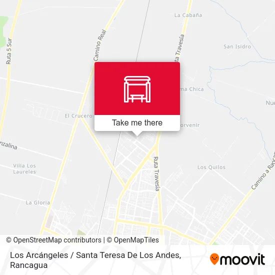 Mapa de Los Arcángeles / Santa Teresa De Los Andes