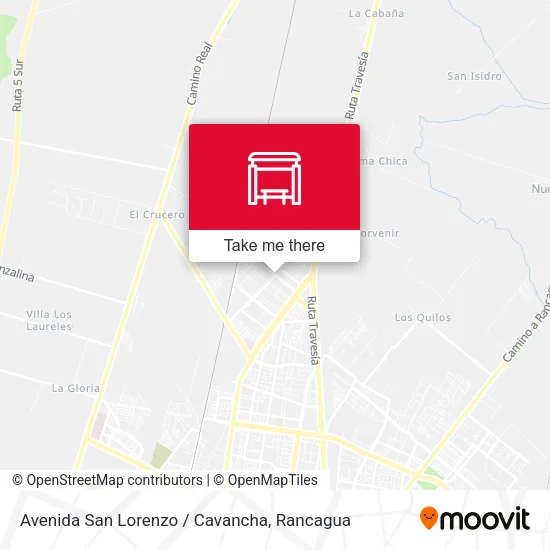Mapa de Avenida San Lorenzo / Cavancha