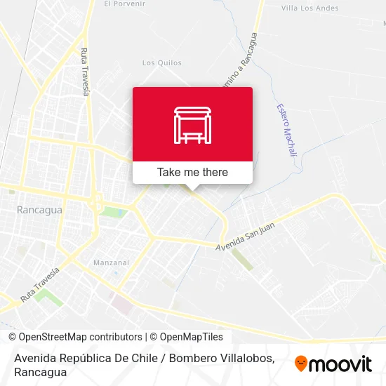 Mapa de Avenida República De Chile / Bombero Villalobos