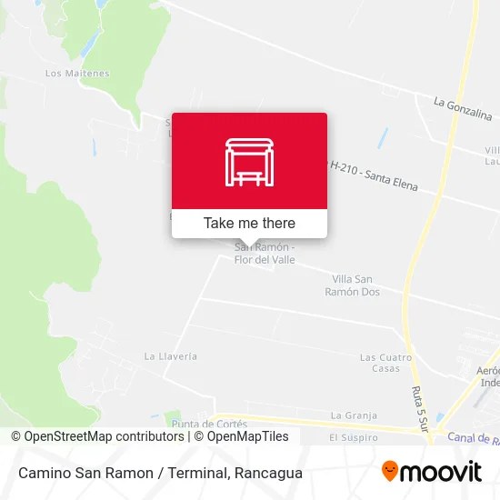 Camino San Ramon / Terminal map