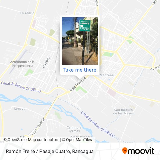 Mapa de Ramón Freire / Pasaje Cuatro