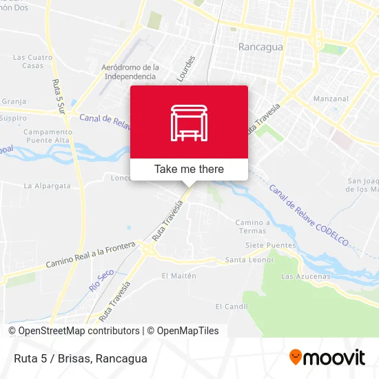 Ruta 5 / Brisas map