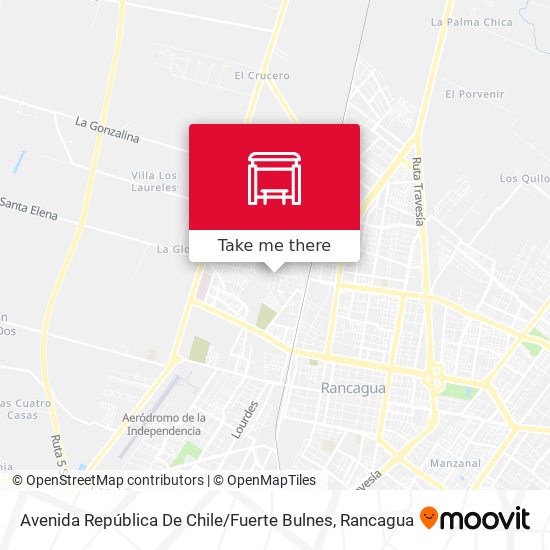 Avenida República De Chile / Fuerte Bulnes map