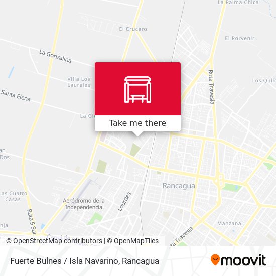 Mapa de Fuerte Bulnes / Isla Navarino