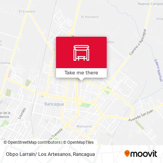 Obpo Larraín/ Los Artesanos map