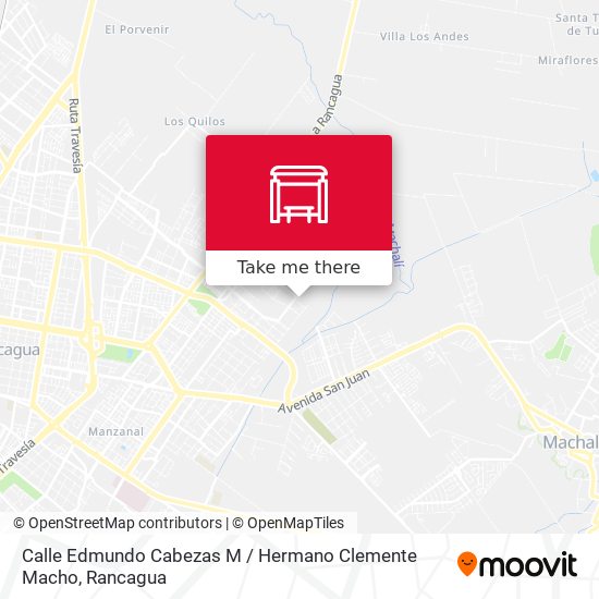 Calle Edmundo Cabezas M / Hermano Clemente Macho map