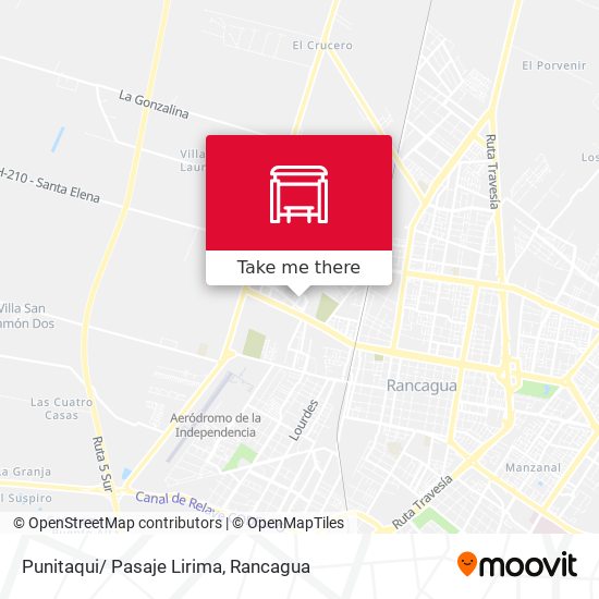 Punitaqui/ Pasaje Lirima map