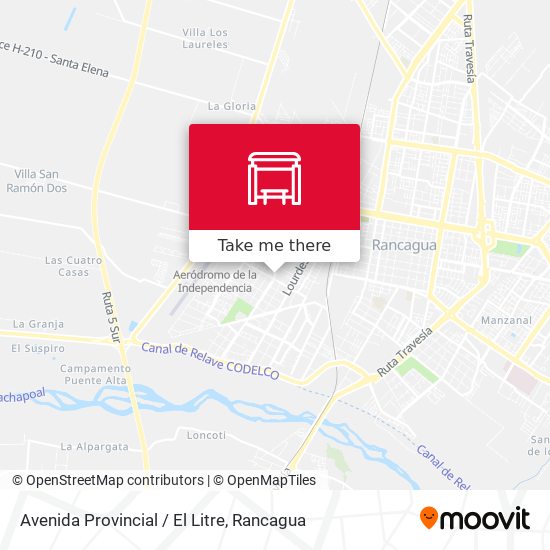 Avenida Provincial / El Litre map