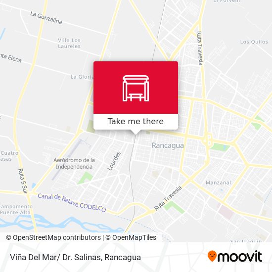 Viña Del Mar/ Dr. Salinas map