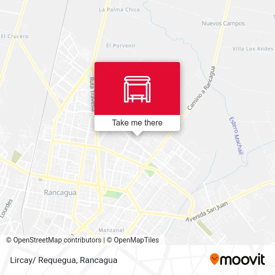 Mapa de Lircay/ Requegua
