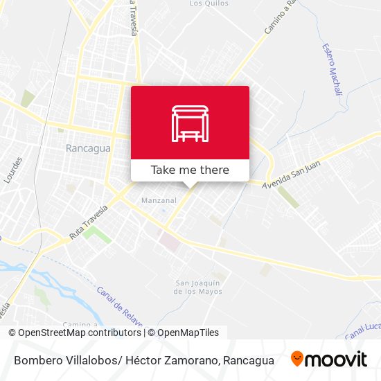 Bombero Villalobos/ Héctor Zamorano map