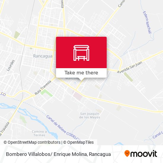 Bombero Villalobos/ Enrique Molina map