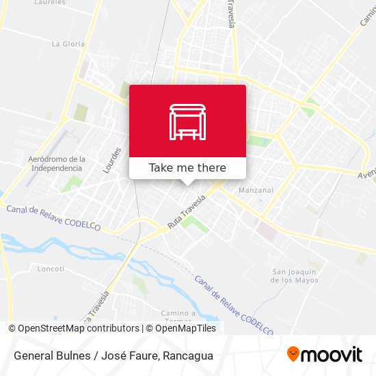 General Bulnes / José Faure map