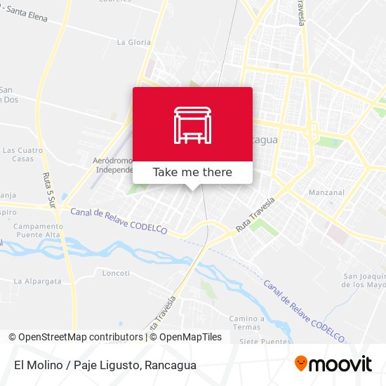 Mapa de El Molino / Paje Ligusto