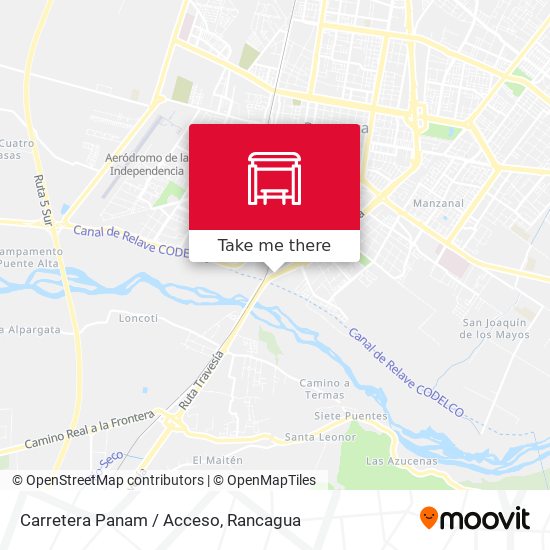 Mapa de Carretera Panam / Acceso